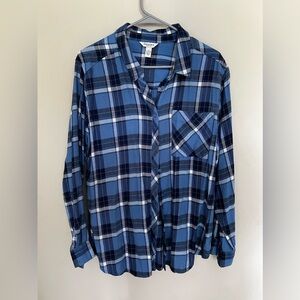 Blue flannel